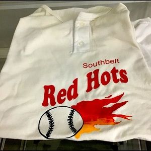 White Jersey TShirt Houston Southbelt Red Hots ⚾️